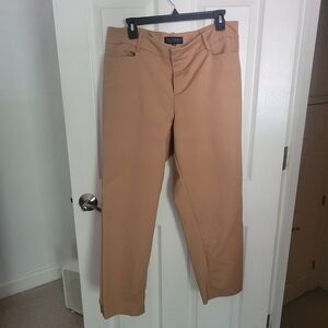 EUC Eloquii Tan Chinos for Effortless Style 12R
